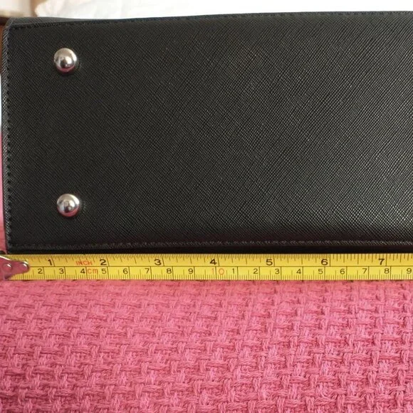 Studio Cult Binder Clip Bag Purse in Black and Silver - Picture 8 of 16